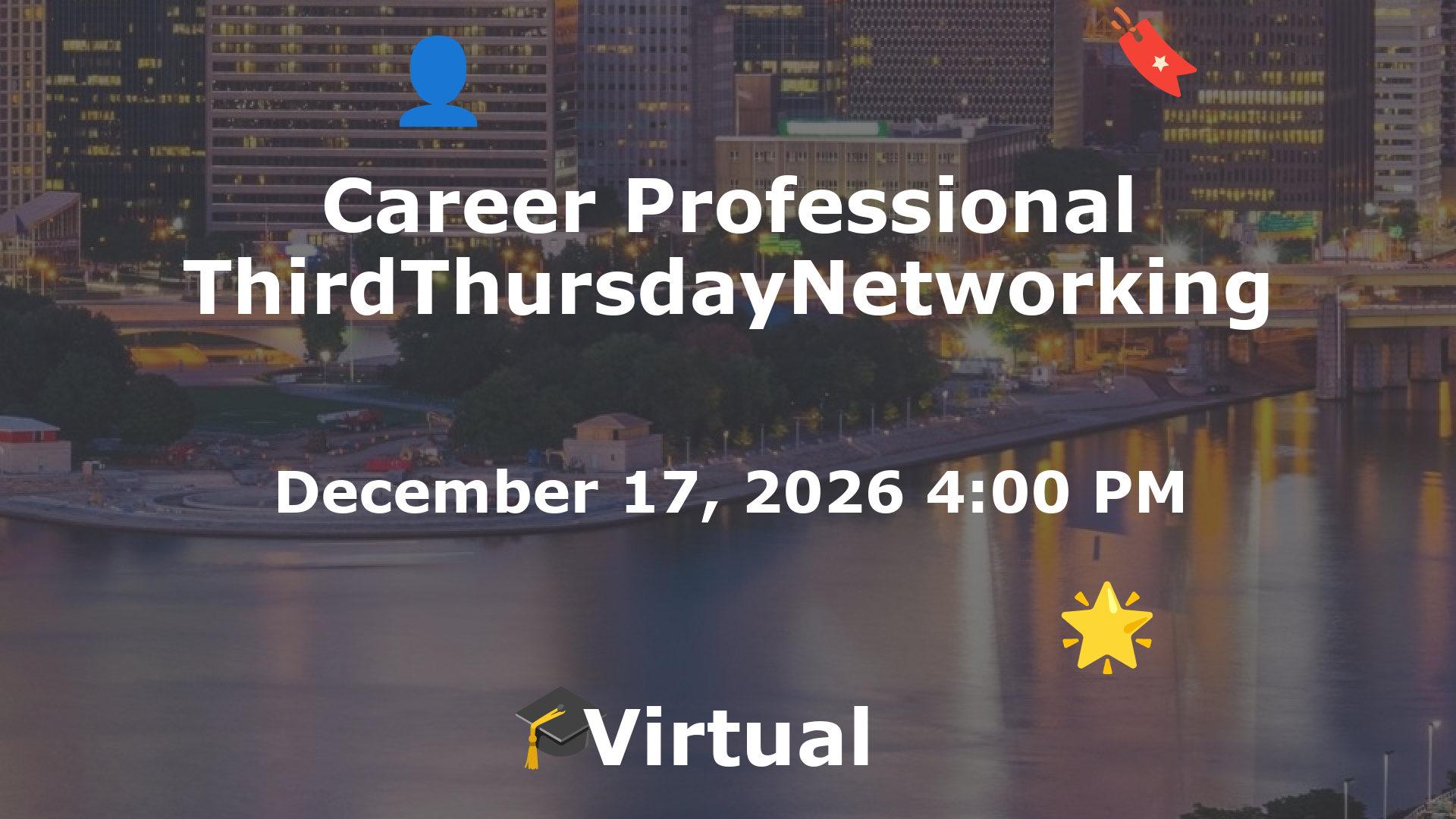 Career Professional ThirdThursdayNetworking  event image